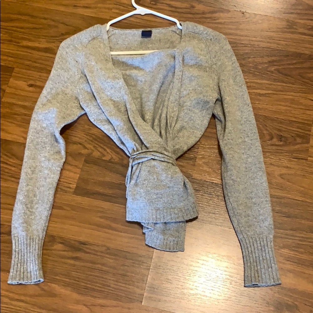 Wrap sweater